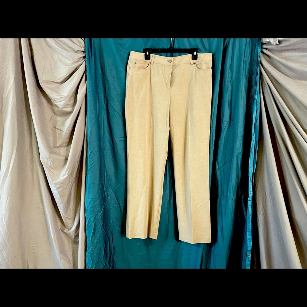 Khaki Colored Stretch Jeans